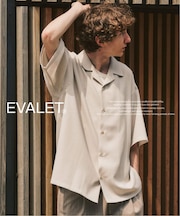 【EVALET / エバレット】オープンカラーシャツ ”セットアップ着用可能”