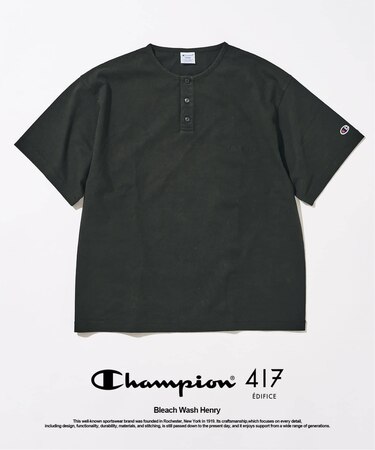 CHAMPION / チャンピオン 417別注 Bleach Wash ヘンリー