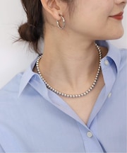 《追加2》SLOBE メタルビーズショートネックレス