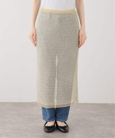 シアースパンコールニットスカート