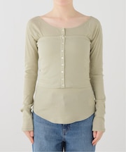 ヘンリーネック&ビスチェSET