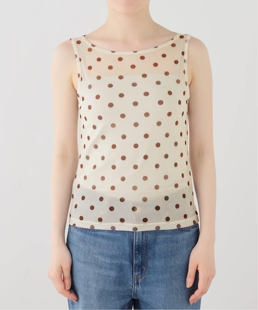 Hosjerg/ホスビョーグ ドットチュールトップス NS 2862/BETTY TOP