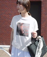 Lundi×FRUIT OF THE LOOM×SLOBE別注 フォトTシャツ
