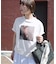 Lundi×FRUIT OF THE LOOM×SLOBE別注 フォトTシャツ