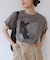 Lundi×FRUIT OF THE LOOM×SLOBE別注 フォトTシャツ