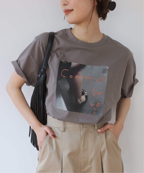 Lundi×FRUIT OF THE LOOM×SLOBE別注 フォトTシャツ
