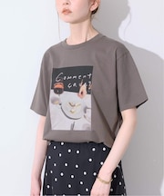 Lundi×FRUIT OF THE LOOM×SLOBE別注 フォトTシャツ
