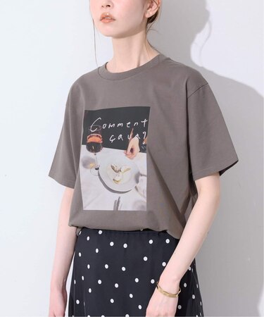 Lundi×FRUIT OF THE LOOM×SLOBE別注 フォトTシャツ