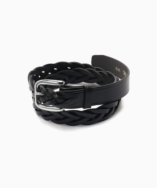 トリートユアセルフ レザー TORY LEATHER / トリーレザー 1 1/4 BRAINDED BELT｜フォーワンセブン