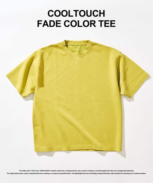 COOLTOUCH /クールタッチフェードカラーTシャツ