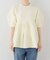 CLANE/クラネ PEPLUM HALF SLEEVE KNIT TOPS 10106-2133