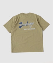 Barbour / バブアー crossby archive logo os t-shirt