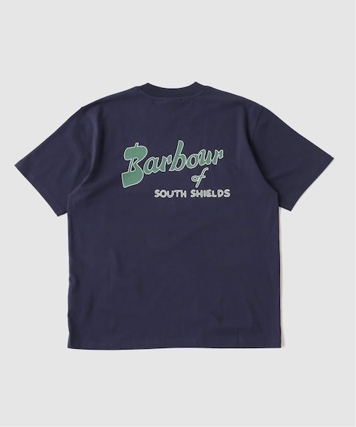 Barbour / バブアー crossby archive logo os t-shirt