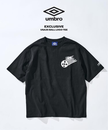 UMBRO×417 USA26 BALL LOGO TEE