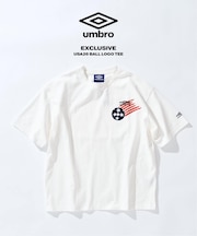 UMBRO×417 USA26 BALL LOGO TEE