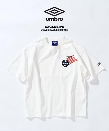 UMBRO×417 USA26 BALL LOGO TEE