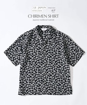 LE JAPON CHIRIMEN シャツ