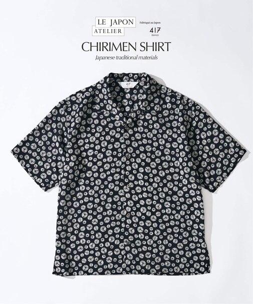 LE JAPON CHIRIMEN シャツ