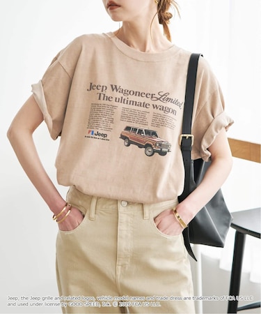 《追加》GOOD ROCK SPEED/グッドロックスピード SLOBE別注 ジープ TEE