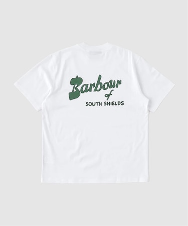 Barbour / バブアー crossby archive logo os t-shirt