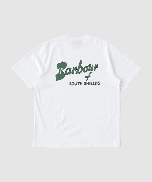 Barbour / バブアー crossby archive logo os t-shirt