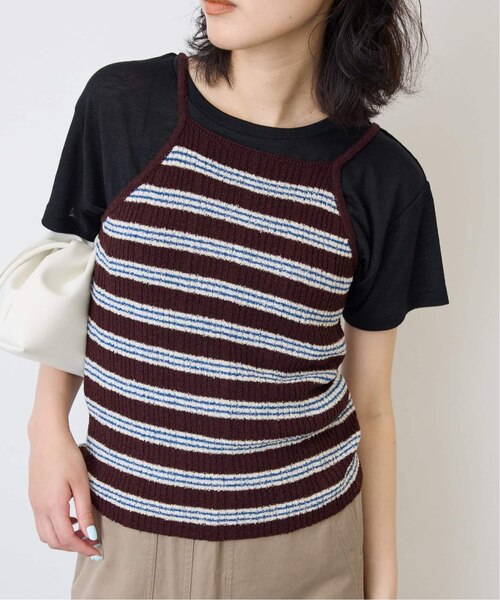 Indiaスクエア刺繍キャミ｜フォーワンセブン スローブイエナの通販