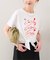 GDC/ガールズデパートメントクラブ プリントKNOT TEE GDC26A009