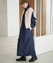 《シリーズあり》LEDENIM BDU デニムシャツワンピース