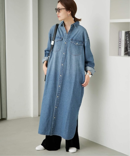 《シリーズあり》LEDENIM BDU デニムシャツワンピース