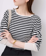 《WEB限定カラーあり/追加7》レイヤードスリーブロンTEE