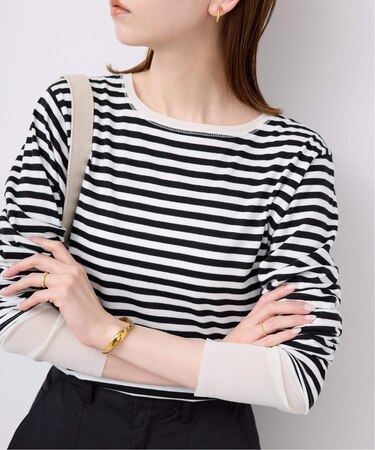 《WEB限定カラーあり/追加7》レイヤードスリーブロンTEE