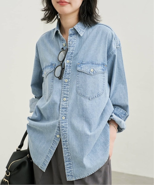 とびーてす。 新品 スローブイエナ　デニムシャツ シリーズあり》LEDENIM NOUVEAU BDU デニムシャツ｜フォーワンセブン