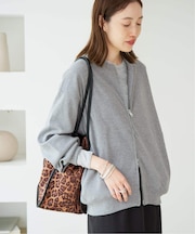 《WEB限定/追加》ダブルZIP クルーネックカーディガン
