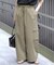 CNドレープポプリンカーゴパンツ
