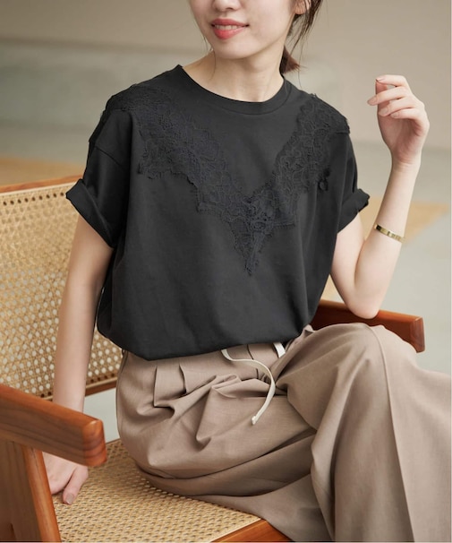 アイラッシュレースTシャツ