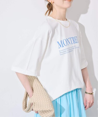 《一部カラーWEB限定/接触冷感/抗菌防臭》MONTREUILレターロゴTEE