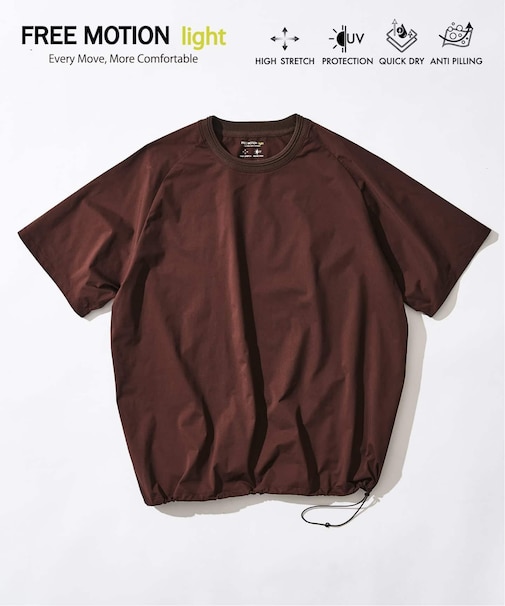 【FREE MOTION LIGHT】ラグランTシャツ