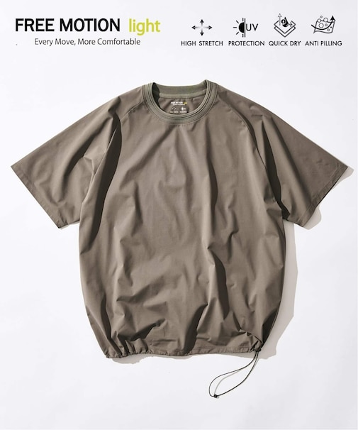 【FREE MOTION LIGHT】ラグランTシャツ
