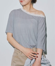 miller/ミラー SLOBE別注 レースシアーTEE