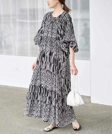 India Ikat ワンピース