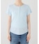 クレープリブ ヘンリーネック5分袖 TEE