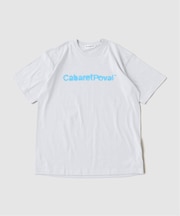 cabaret poval / キャバレーポバール Stencil Logo Tee