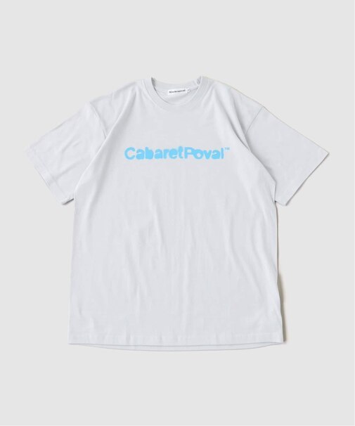 cabaret poval / キャバレーポバール Stencil Logo Tee