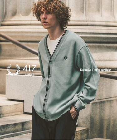 FRED PERRY / フレッドペリー 417別注 ティップドカーディガン