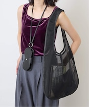 Left Bank Books SLOBE別注 グラスホルダー付きメッシュトートバッグ