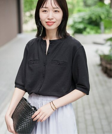 《WEB限定カラーあり》スラブテレコSSカーディガン