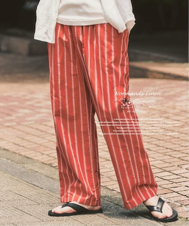 追加|ノルマンディーリネン パンツ