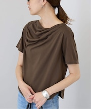 ソフト天竺ドレープTEE
