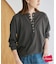 HANES/ヘインズ SLOBE別注 ヘンリーネックワッフル ロンTEE