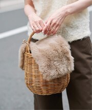 BAGMATI/バグマティ SLOBE別注 ファーカゴバッグ
